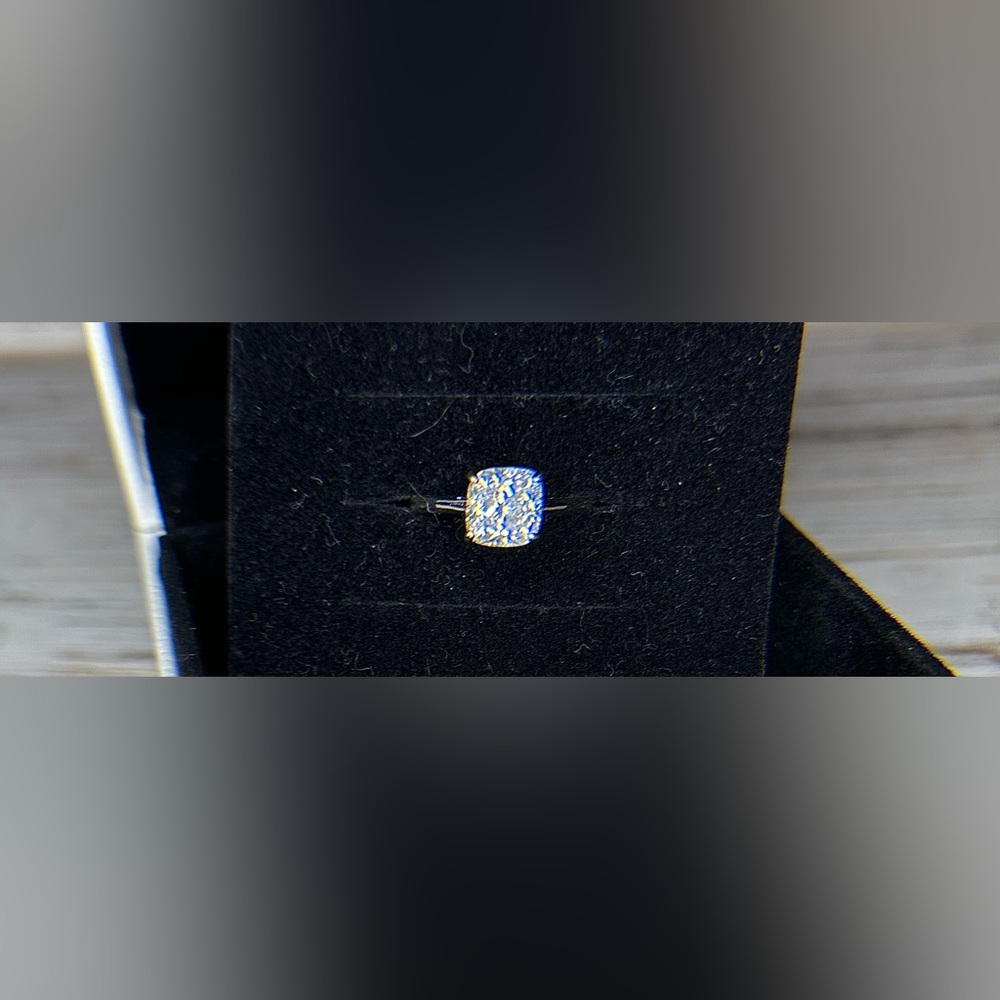 Classic Cushion-Cut Halo Ring in White Gold